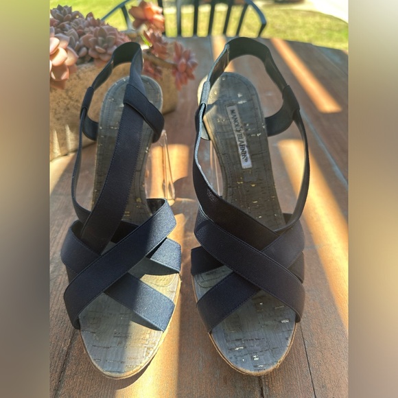 Manolo Blahnik elastic escadrille Hells - Picture 2 of 6